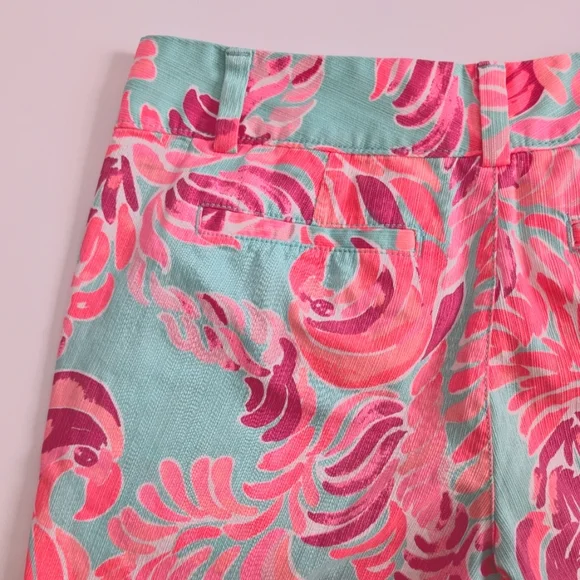 Lilly Pulitzer Vibrant Tropical Print Chipper Shorts - Picture 8 of 11